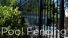 metal pool fences